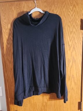aerie Black OFFLINE Funnel Neck Pullover XXL